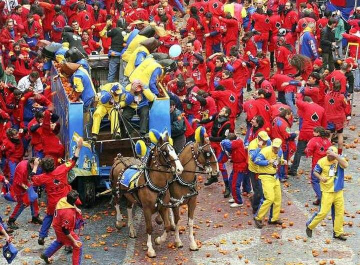 Carnaval de Ivrea (Piamonte): La venganza de la hija del molinero
