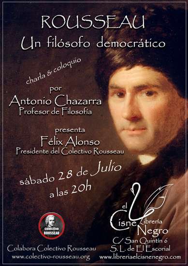 Conferencia sobre Rousseau del profesor Antonio Chazarra en San Lorenzo de El Escorial