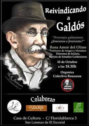 Conferencia de Rosa Amor del Olmo sobre Galdós en San Lorenzo de El Escorial