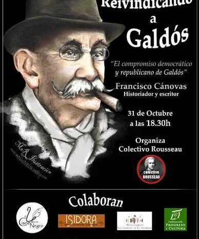 Conferencia sobre Galdós del historiador y escritor Francisco Cánovas en San Lorenzo de El Escorial