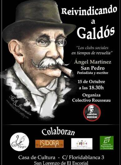 Conferencia de Ángel Martínez Samperio sobre Galdós en San Lorenzo de El Escorial