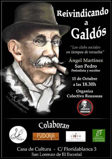 Conferencia de Ángel Martínez Samperio sobre Galdós en San Lorenzo de El Escorial
