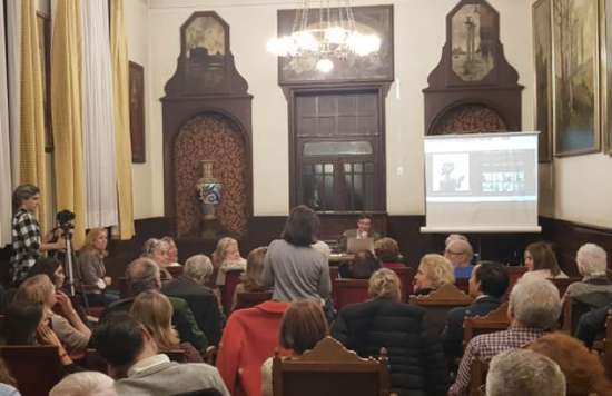 Éxito de la conferencia sobre el escultor Ramón Muriedas en el Ateneo de Madrid