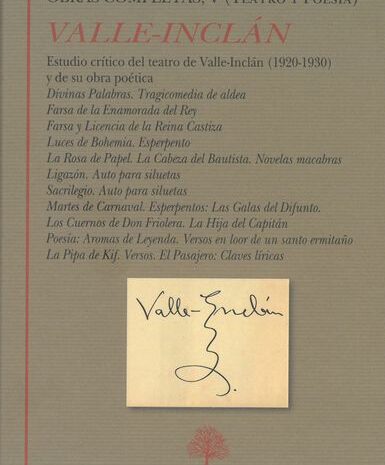 ‘Obras Completas, V (Teatro y Poesía)’ de Valle Inclán