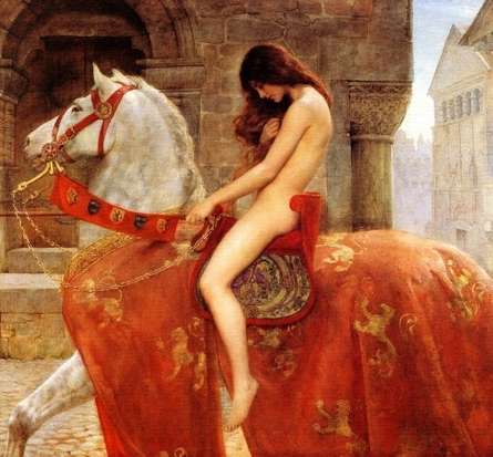 Lady Godiva de John Collier en ‘Leer un cuadro’, en la librería Las Hojas de Rivas Vaciamadrid