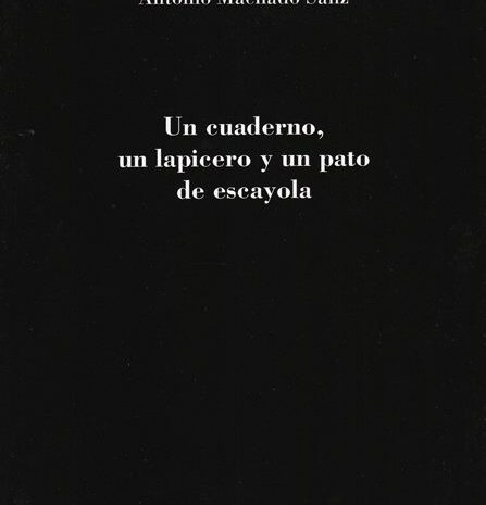 ‘Un cuaderno, un lapicero y un pato de escayola’ de Antonio Machado Sanz