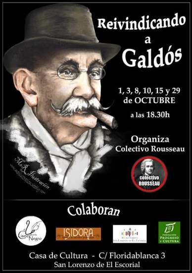 Galdós en San Lorenzo de El Escorial