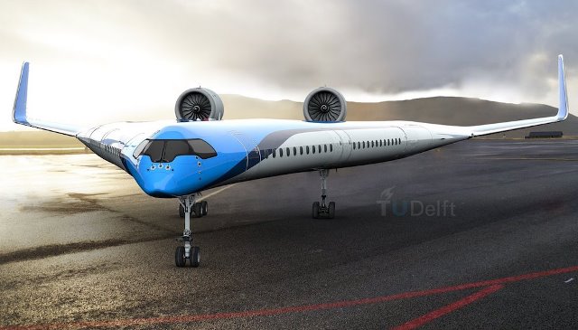 Flying-V, así será el avión de pasajeros del futuro