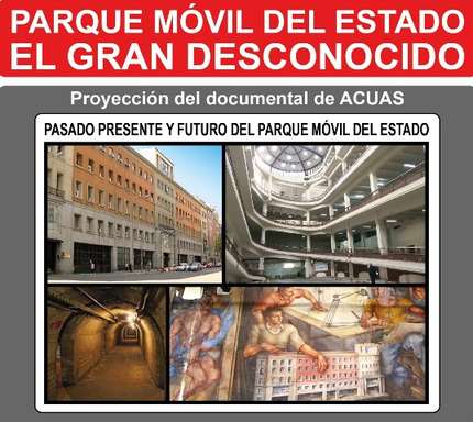 Proyección del documental sobre el ‘Parque Móvil del Estado’ en el Centro Cultural José Espronceda