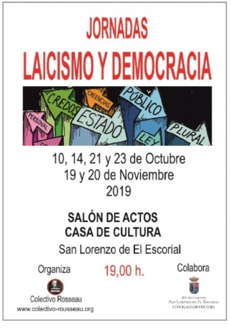 Ciclo ‘Laicismo y Democracia’ en San Lorenzo de El Escorial