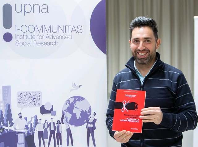 Sergio García Magariño, investigador de la UPNA, coeditor de un libro para prevenir la radicalización violenta yihadista