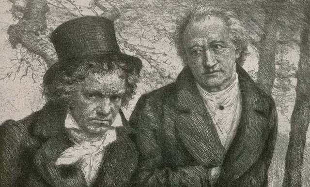 El encuentro de Beethoven y Goethe