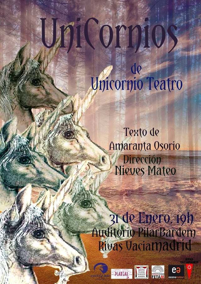 ‘Unicornios’ nuevo proyecto escénico de Unicornio Teatro, estreno el 31 de enero en el Auditorio Pilar Bardem de Rivas Vacíamadrid