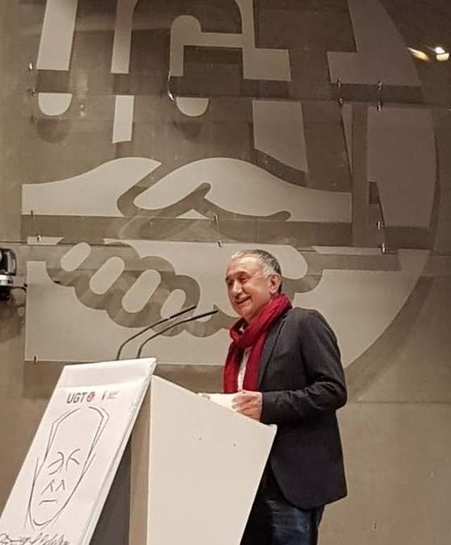 Homenaje de la FLC y UGT a Francisco Largo Caballero, ayer en Madrid