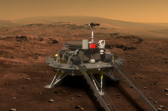 China en Marte: el rover Zhurong desciende hoy a la superficie