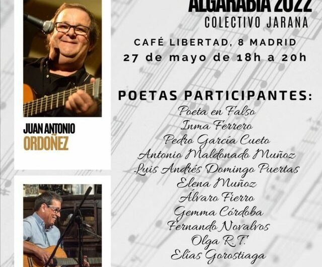III Festival Internacional de poesía en línea Algarabía 2022, próximos 25, 26 y 27 de mayo