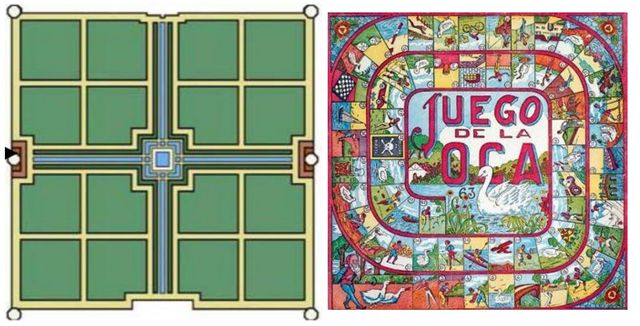 Juego de la Oca: mapa simbólico del Camino