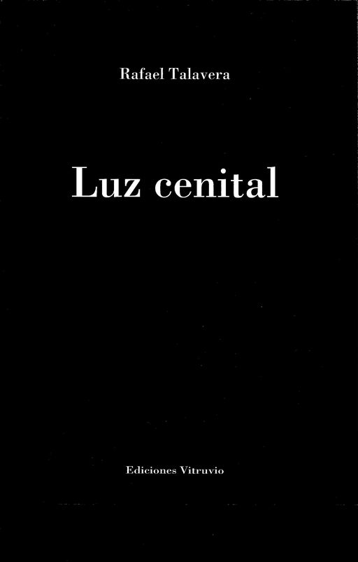 ‘Luz cenital’ de Rafael Talavera