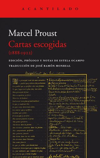 ‘Cartas escogidas (1888-1922)’ de Marcel Proust