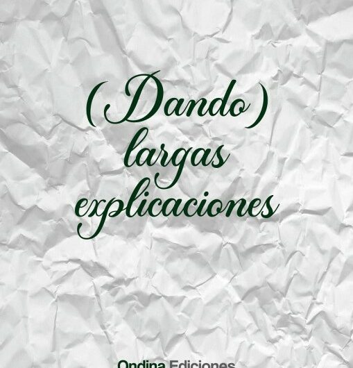 Presentación de ‘(Dando) largas explicaciones’ de José Joaquín Bermúdez Olivares. 15 de abril