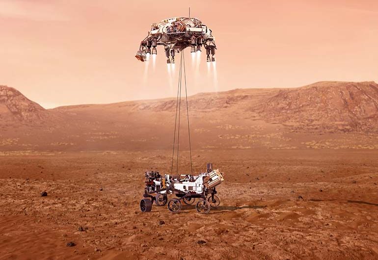 Mars Perseverance intentará aterrizar en la superficie de marte