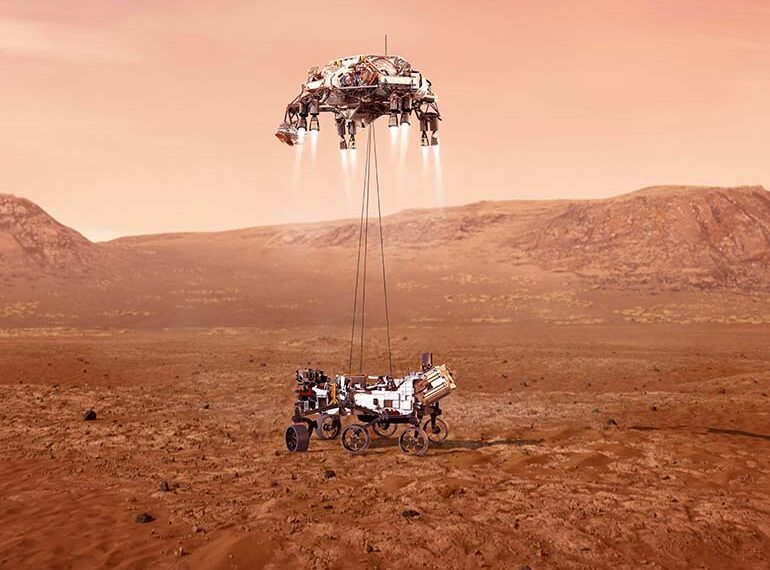 Mars Perseverance intentará aterrizar en la superficie de marte
