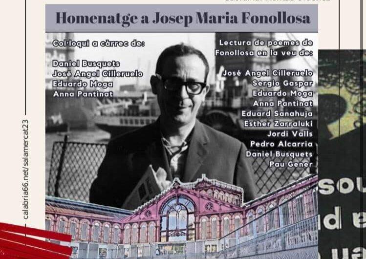 La ciudad de Barcelona rinde tributo a José María Fonollosa. 4 de junio