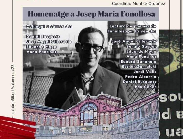 La ciudad de Barcelona rinde tributo a José María Fonollosa. 4 de junio