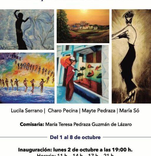 Exposición ‘Del Impresionismo a la realidad’, de Lucila Serrano, Charo Pecina, Mayte Pedraza y María So. Del 1 al 8 de octubre en el Ateneo de Madrid