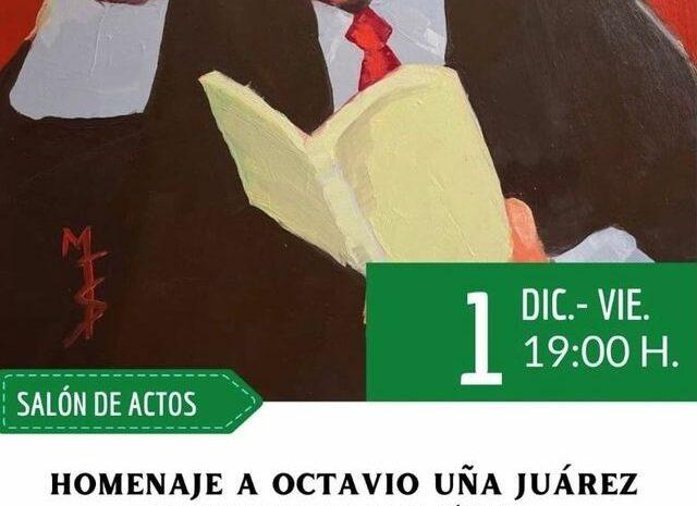 Homenaje a Octavio Uña Juárez. Biblioteca Pública del Estado de Ciudad Real. 1 de diciembre