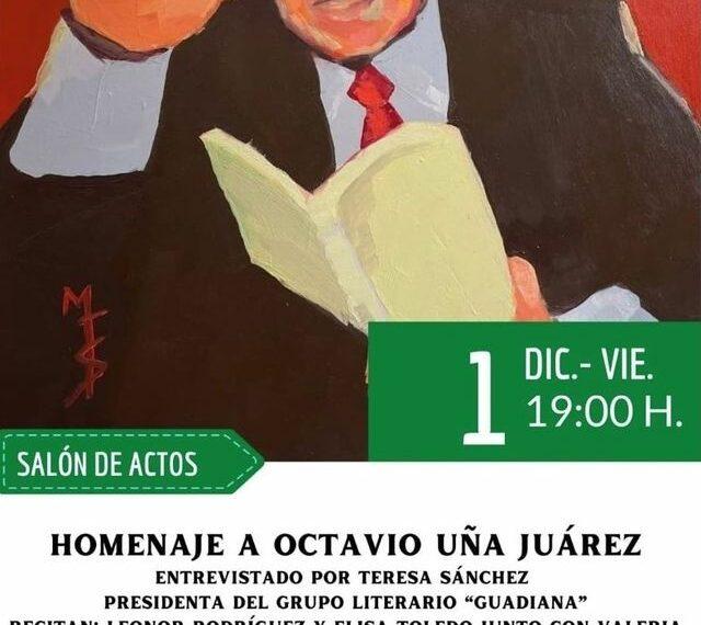 Homenaje a Octavio Uña Juárez. Biblioteca Pública del Estado de Ciudad Real. 1 de diciembre