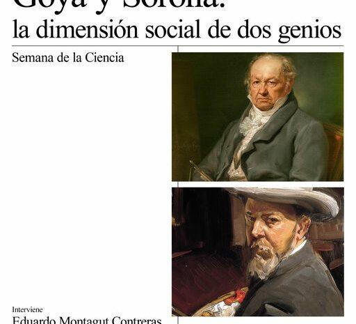 “Goya y Sorolla: la dimensión social de dos genios”, conferencia de Eduardo Montagut. Mañana, 7 de noviembre, a las 19:30 horas en el Ateneo de Madrid