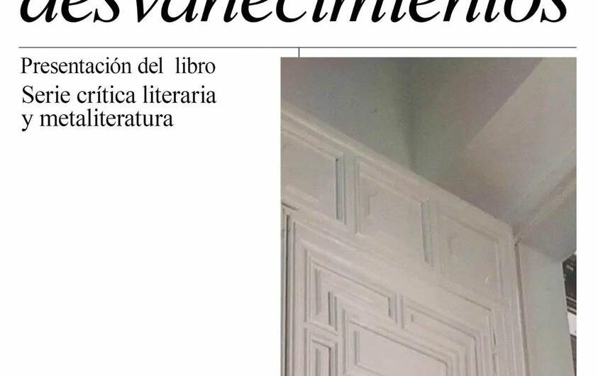 Eugenio Rivera presenta su poemario ‘Manual de desvanecimientos’ en el Ateneo de Madrid.11 de diciembre.