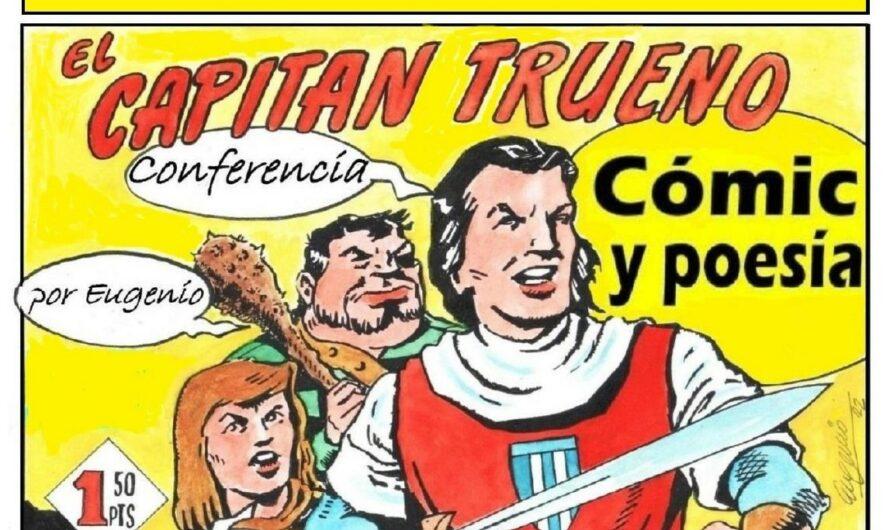 Eugenio Rivera impartirá la conferencia ‘Poesía y Cómic’ en Madrid. 28 de febrero