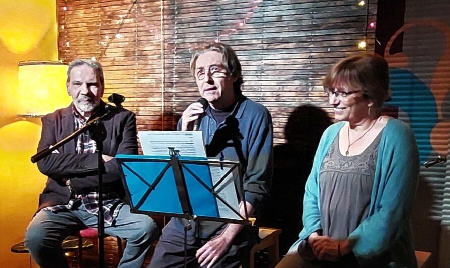 Recital poético de Eugenio Rivera, Pepe Molina y Elda Hidalgo en Arganda. 23 de febrero