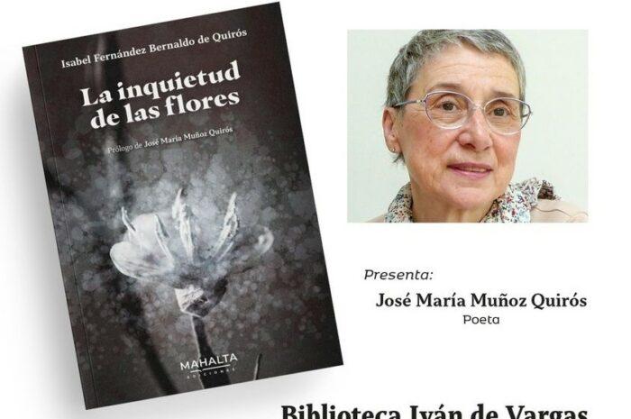 Isabel Fernández Bernaldo de Quirós presenta ‘La inquietud de las flores’ en Madrid. 10 de abril