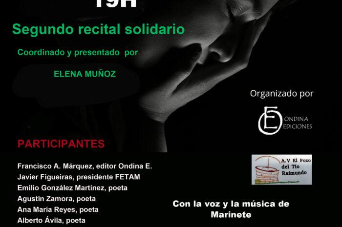 Recital ‘Versos de resistencia’ en Madrid. 25 de abril