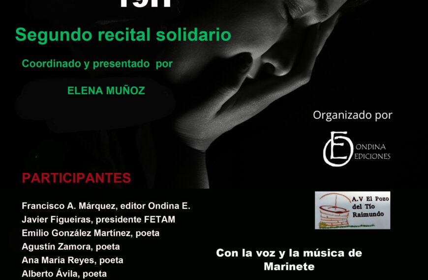 Recital ‘Versos de resistencia’ en Madrid. 25 de abril