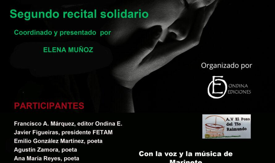 Recital ‘Versos de resistencia’ en Madrid. 25 de abril