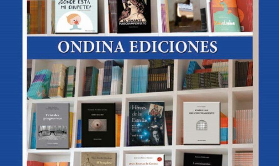 Ondina Ediciones presentará sus novedades en la FERIA DEL LIBRO DE RIVAS