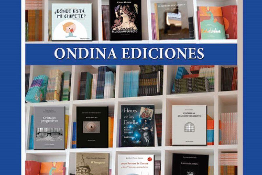 Ondina Ediciones presentará sus novedades en la FERIA DEL LIBRO DE RIVAS