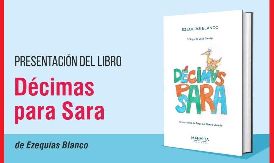 Presentación de ‘Décimas para Sara’, de Ezequías Blanco. Getafe, 30 de mayo