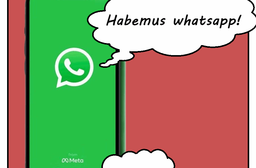 ¿Sólo de la fumata al «whatsapp»?