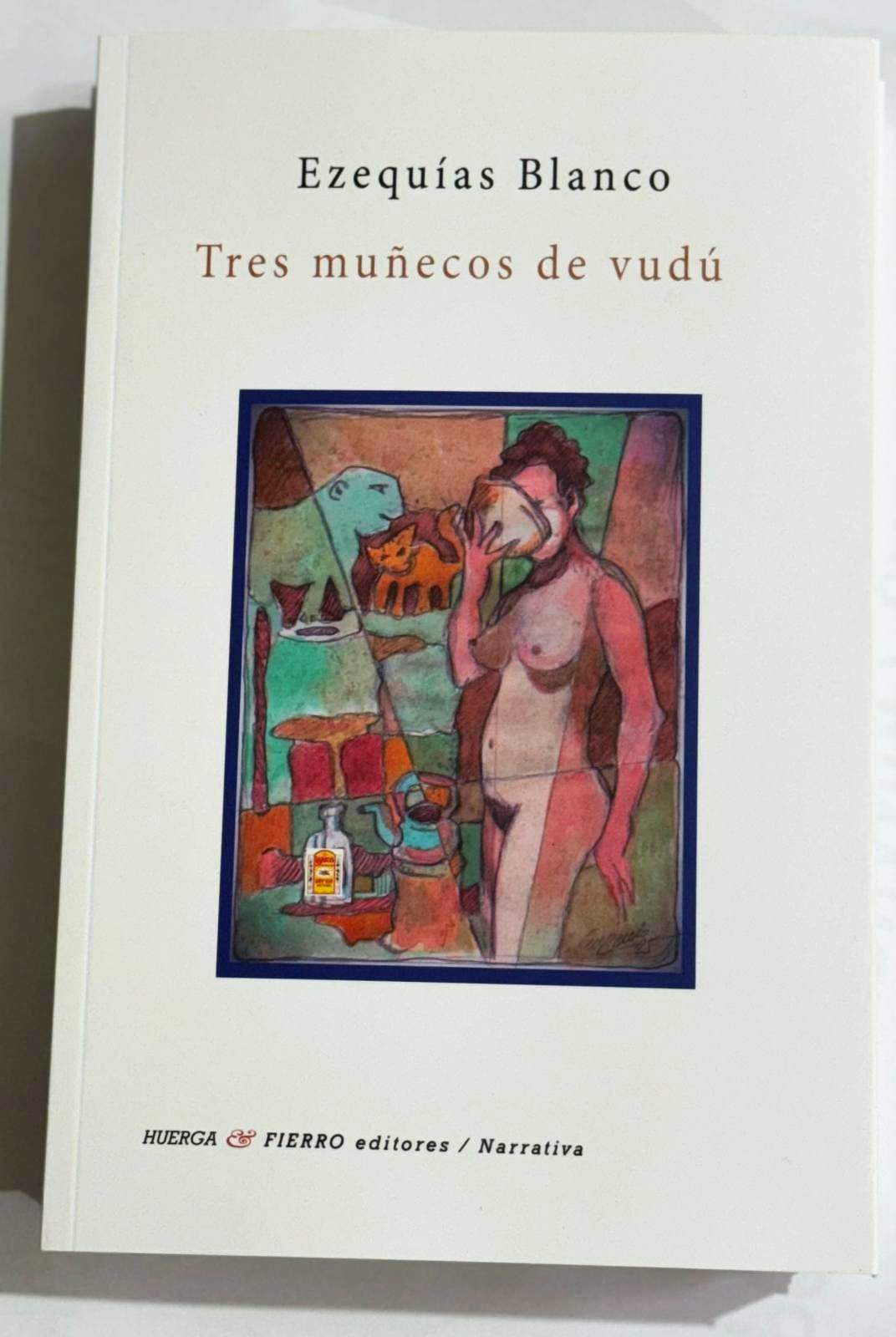Ezequías Blanco firma en la Feria del Libro ‘Tres muñecos de vudú’. Madrid, 15 de junio