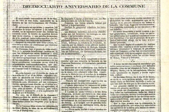 Principios anarquistas y colectivistas (Siglo XIX)