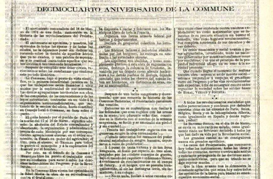 Principios anarquistas y colectivistas (Siglo XIX)