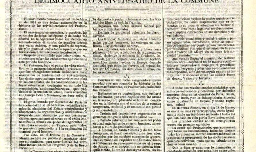 Principios anarquistas y colectivistas (Siglo XIX)