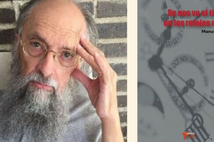 Manuel Lacarta presenta su poemario ‘Se nos va el tiempo en los relojes suizos’. Madrid, 18 de septiembre
