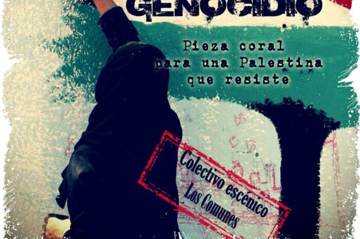 La obra teatral ‘Gaza con G de Genocidio’ se representa en Tres Cantos (Madrid). 9 de octubre