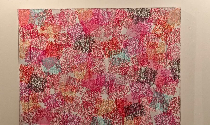 El artista Zou Li en la Galería Orfila